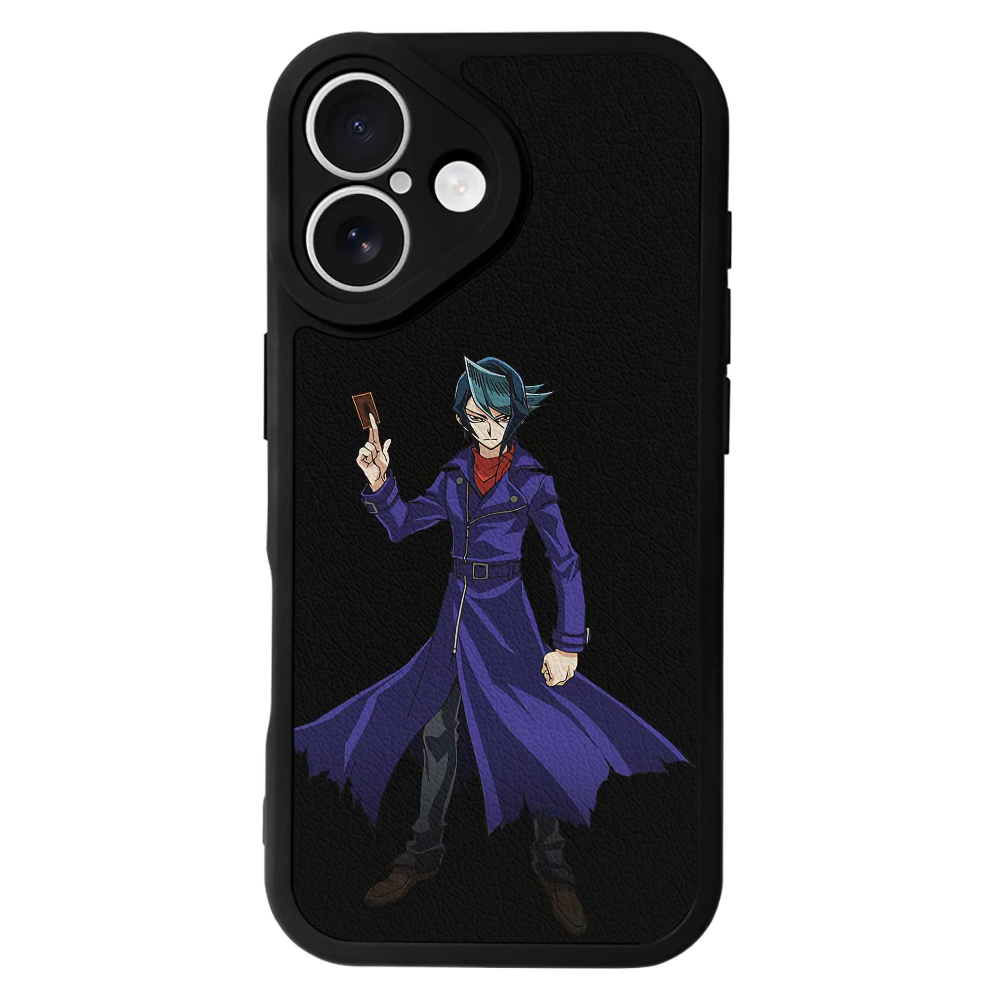 遊☆戯☆王 Yu-Gi-Oh! 【iPhone 16シリーズ対応】シリコンスマホケース（レザー調） 材質：シリコン